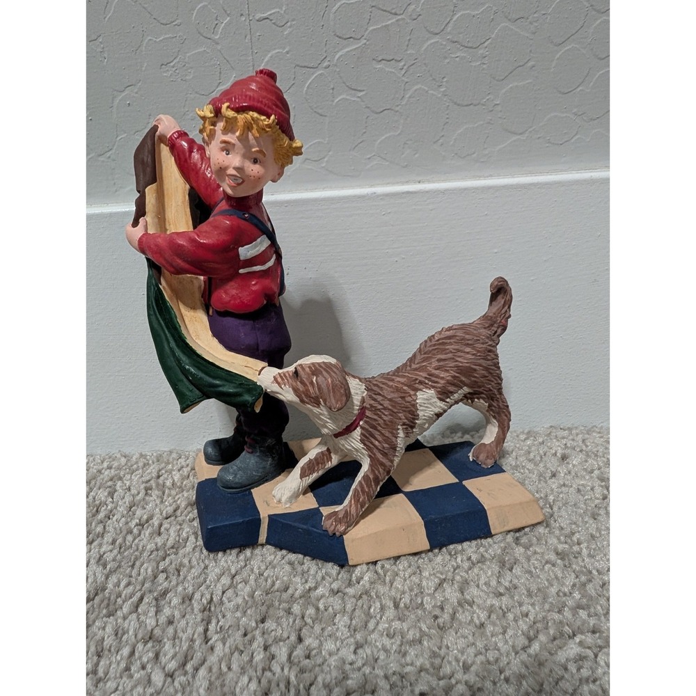 Nicholas‎ Hanging Coat Dog Christmas Figurine 9311 All Through The House Dept 56